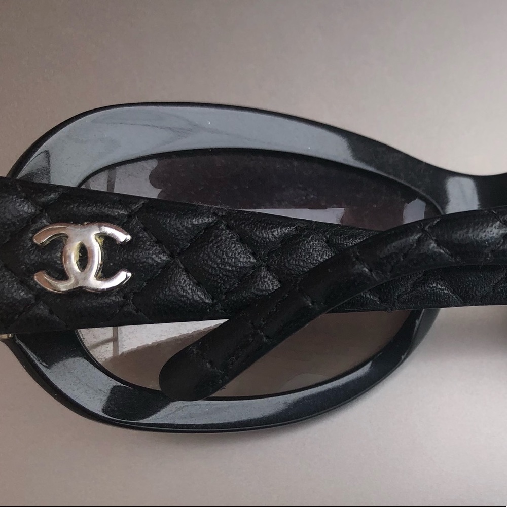 Chanel Sunglasses Authentic quilt pattern blk - Picture 3 of 17